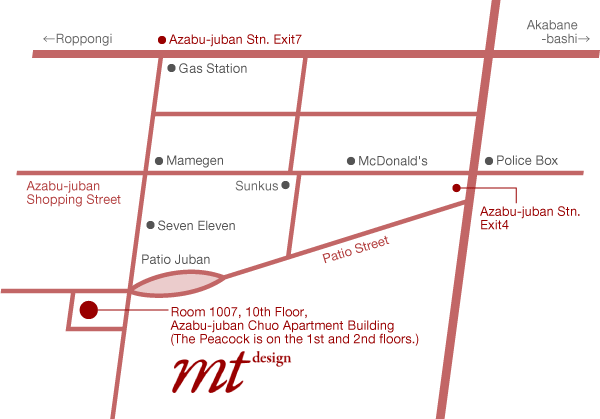 mt design Inc. map